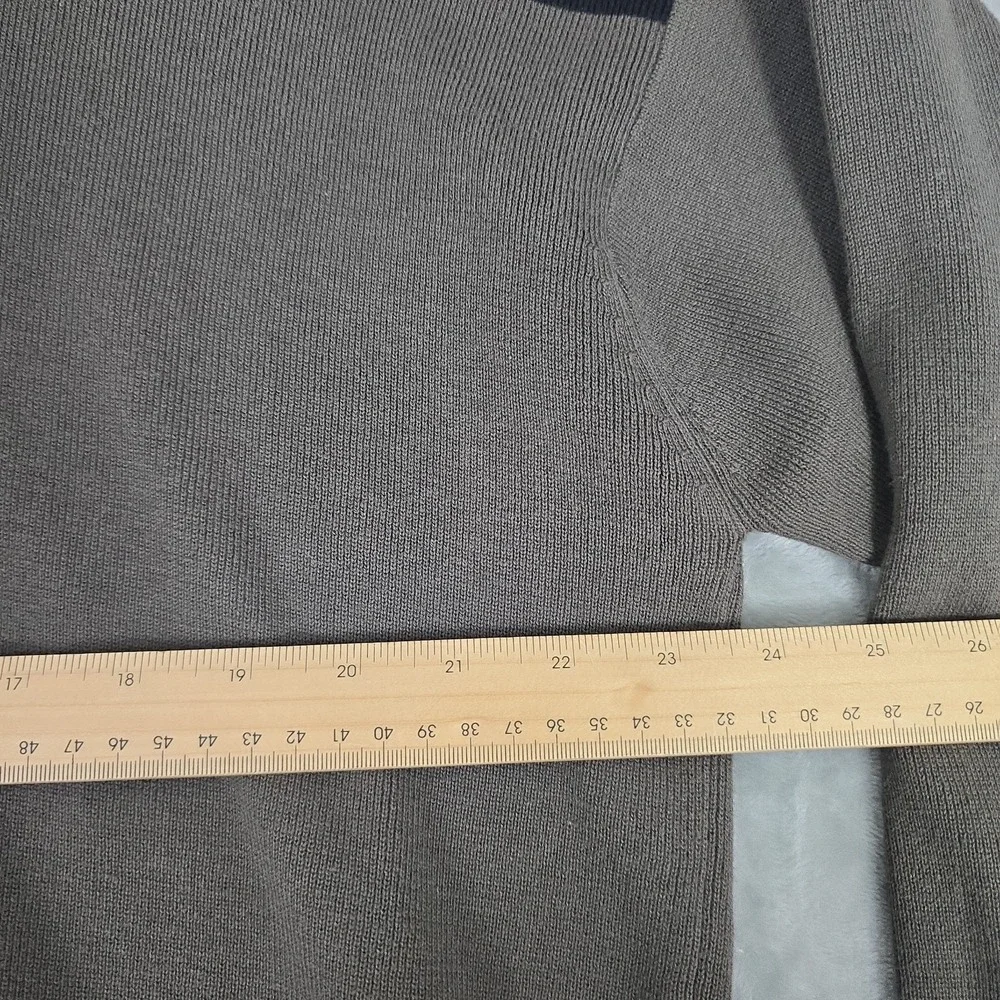 Pure Stuff Mens VTG Striped Vneck Sweater XL Brown Black Grunge 90s‎ Skater Y2K